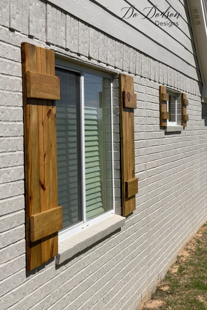 How To DIY Wood Shutters For Practically Free | Do Dodson Designs