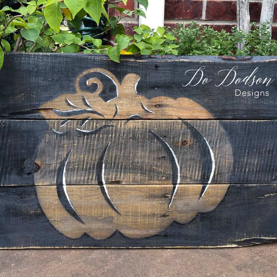 You can create pumpkin signs galore for your fall decor. 
