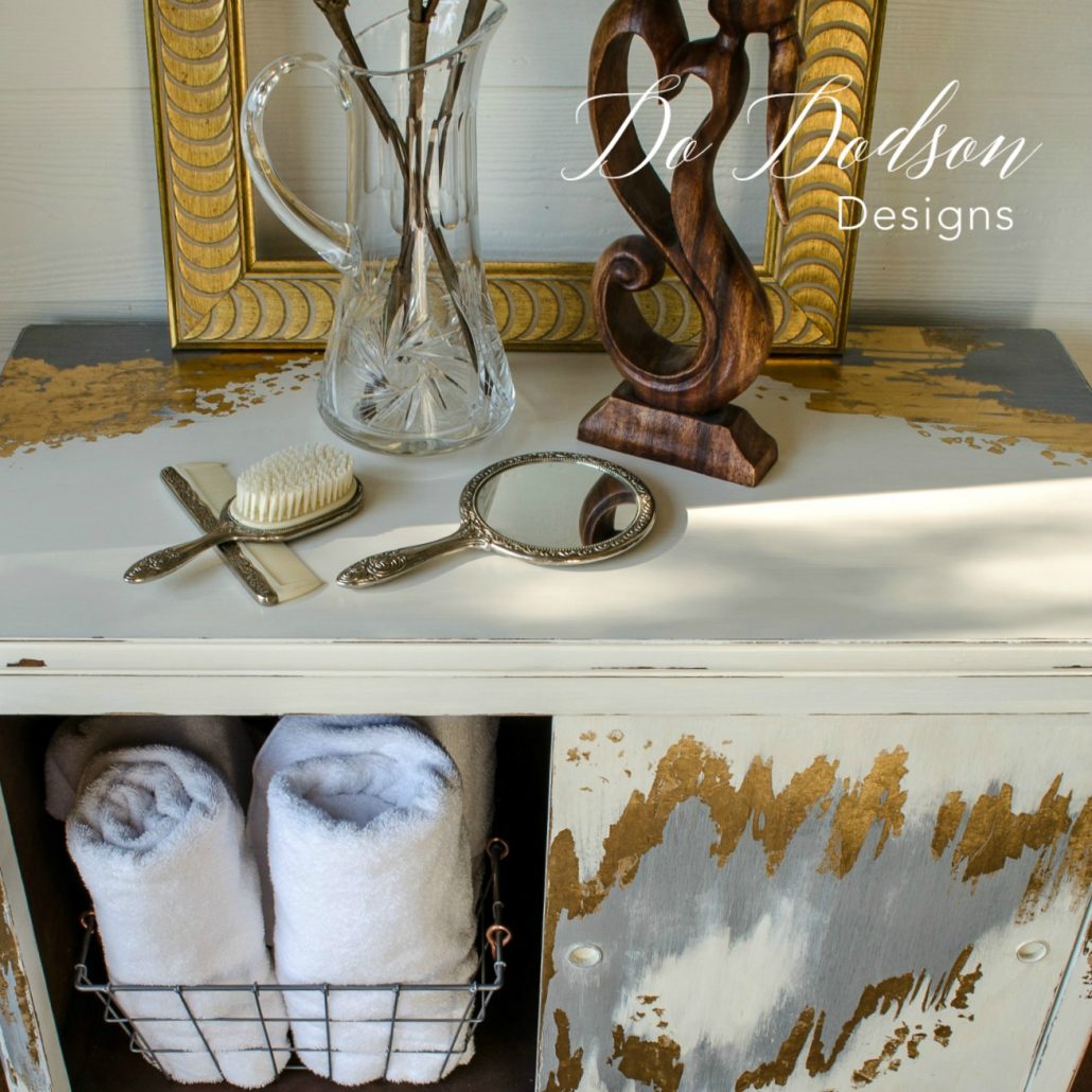 Gold Leaf Furniture That Will Make You Swoon! #dododsondesigns #goldleaf 