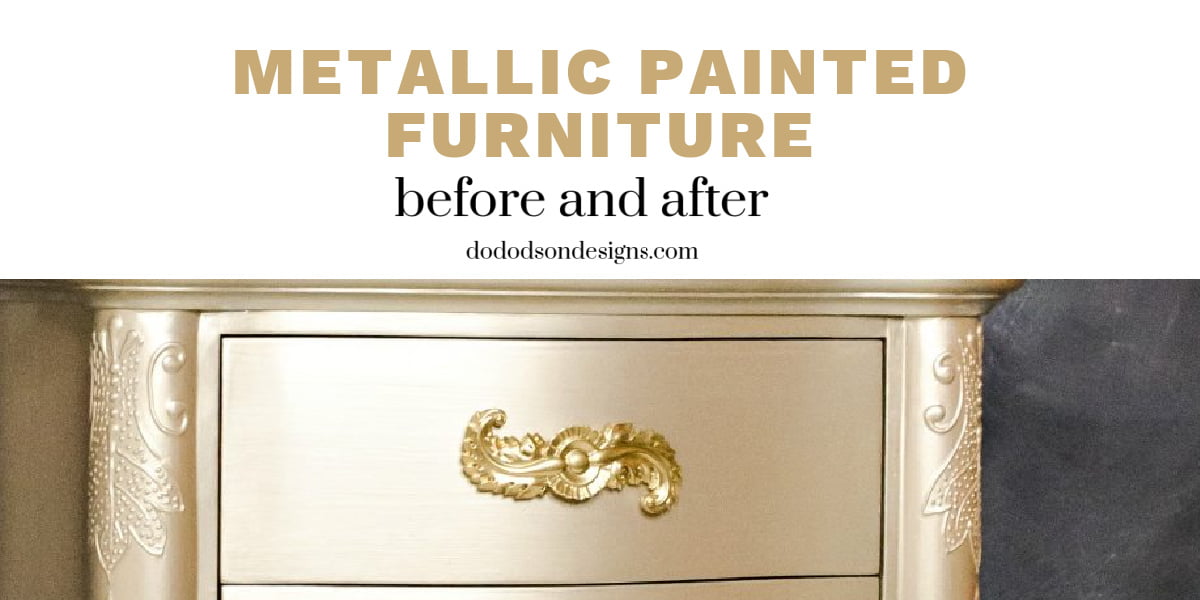Enhance Gold Metallic Paint - Velvet Finishes Furniture Paint