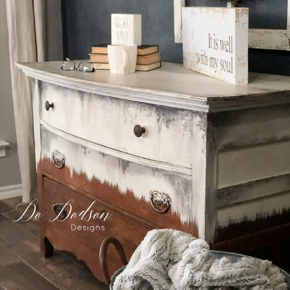 Using Shades of White Chalk Paint to Update a Vintage Sideboard  White  chalk paint furniture, Chalk paint furniture diy, White painted furniture