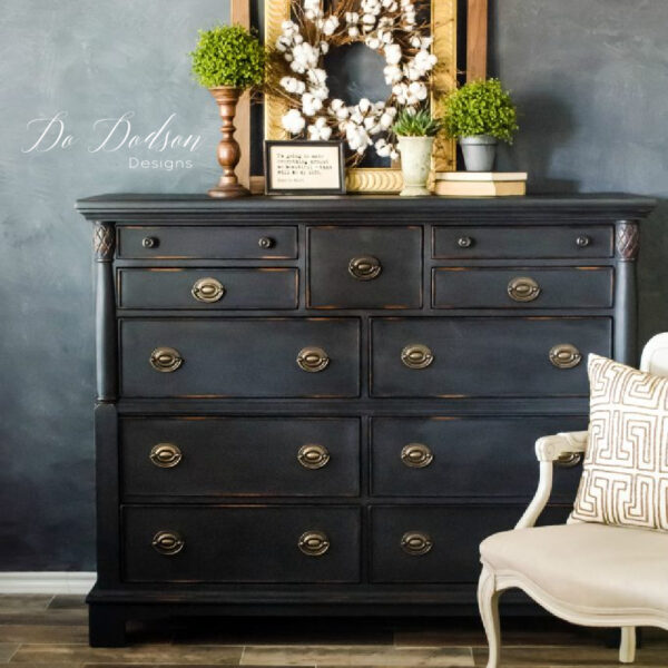 Tips For An Effortless Wet Distressed Dresser - Do Dodson Designs