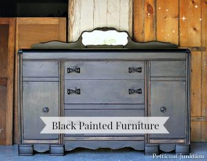 Distressed Black Furniture That Will Give You Inspiration