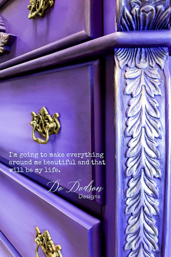 I'm going to make everything around me beautiful and that will be my life with bold bright colors.
