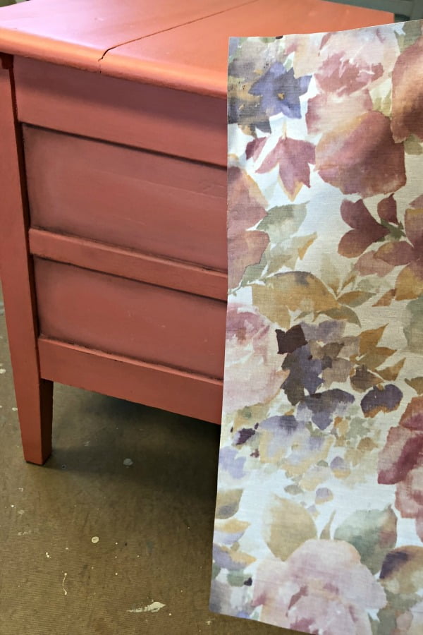 This paper will be perfect for this vintage dresser. 