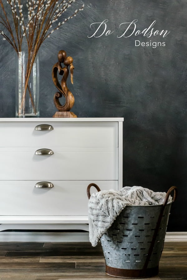 Neutrals colors add a bit of sophistication. Consider white for your next furniture painting project.