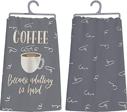 Coffee Dish Towel gift ideas for women that love all things coffee. 