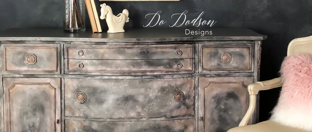 How To Paint Amazing GOLD Dipped Furniture - Do Dodson Designs
