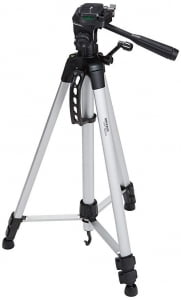 Tripods are a necessary piece of photography equipment when you need camera stability and are also great for holding the camera while videoing.