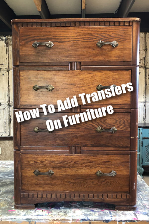 Rub On Transfers for Furniture Step-by-Step Tutorial - Reinvented Delaware