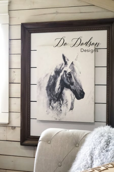 How To Upcycle Picture Frames With A Shiplap Look - Do Dodson Designs