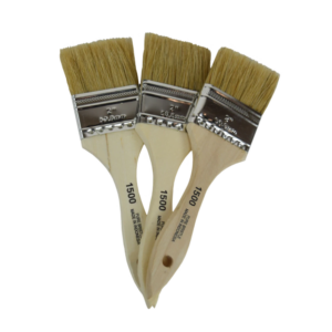 Premium natural bristle chip paint brushes. Perfect for adding texture, waxing in the corners and even blending paint. 