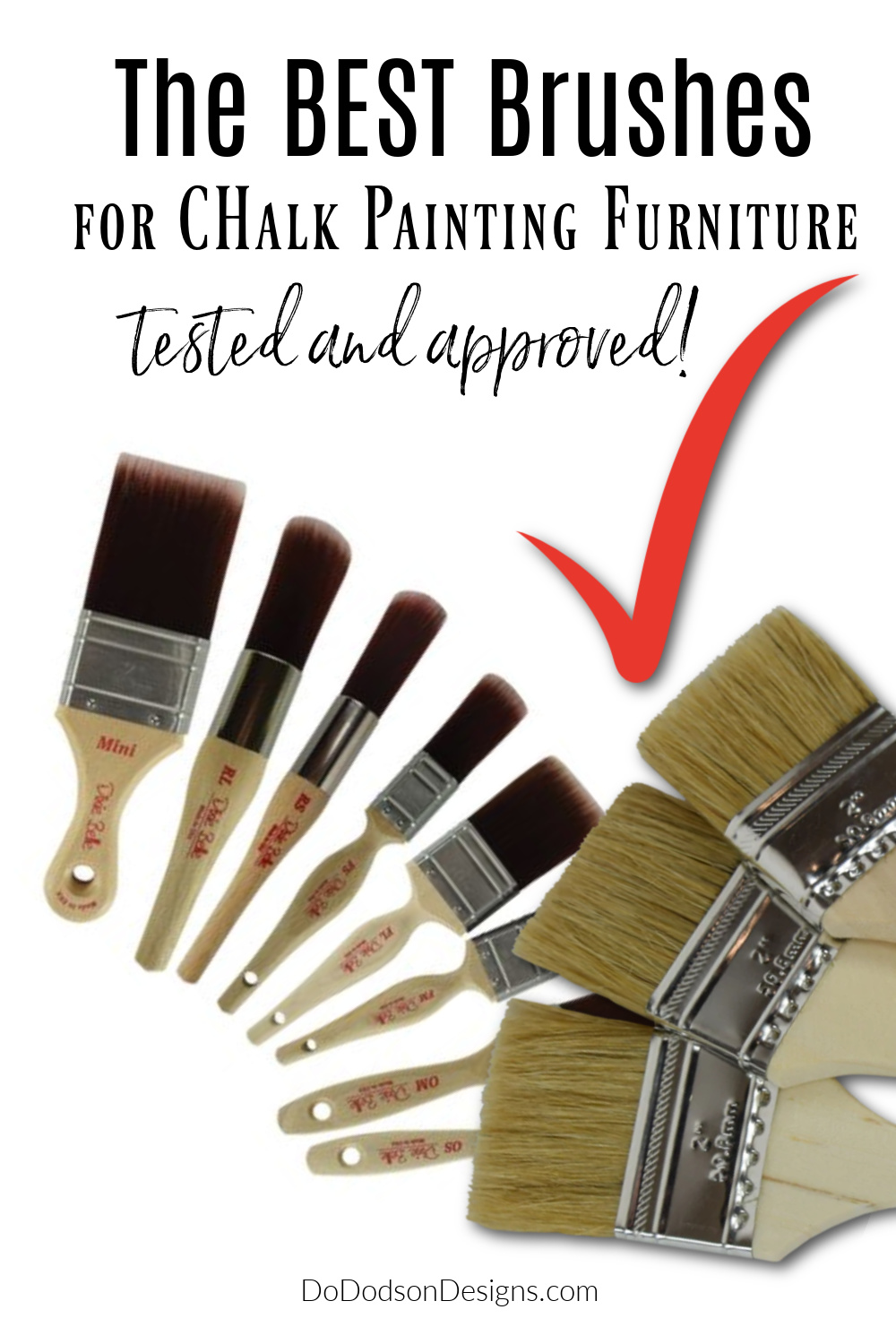 The Best Chalk Paint Brushes for Furniture Painting - Bellewood