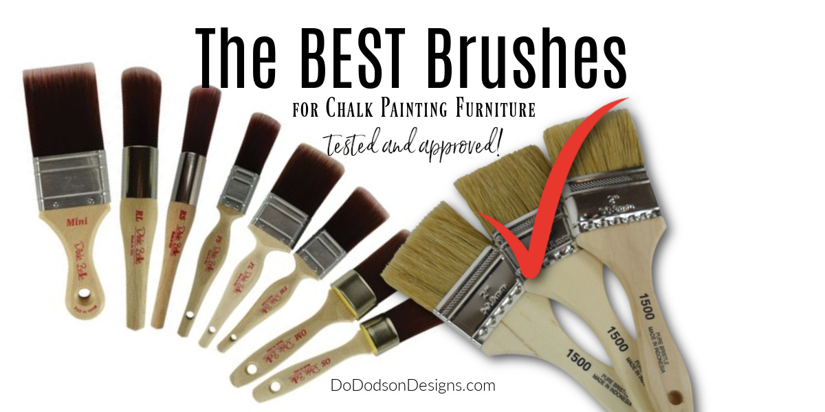 The Best Chalk Paint Brushes for Furniture Painting - Bellewood
