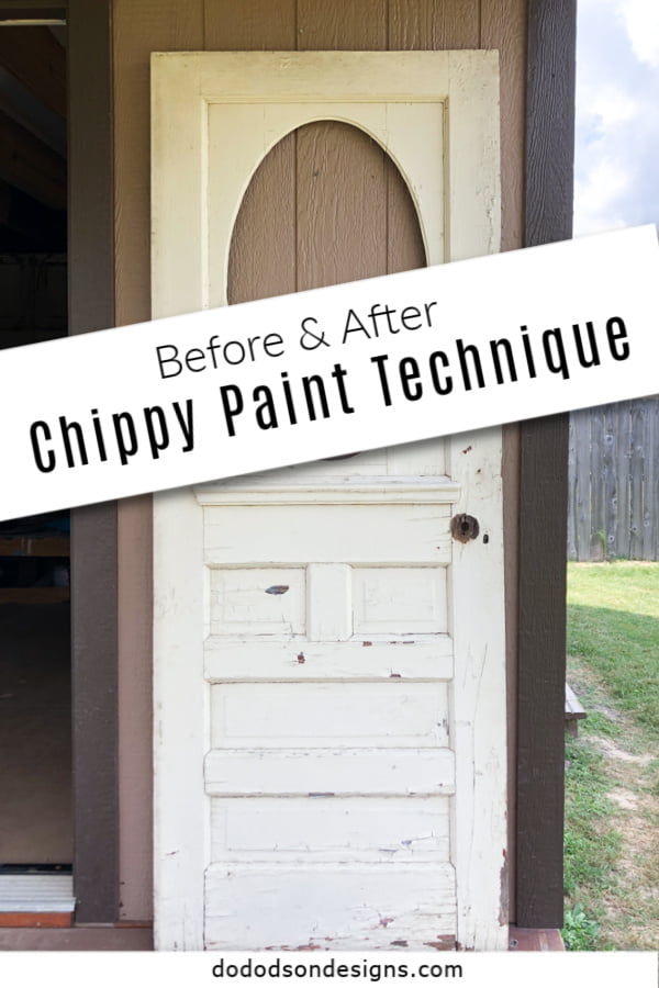 Try this simple no fail chippy wood technique on your next makeover.