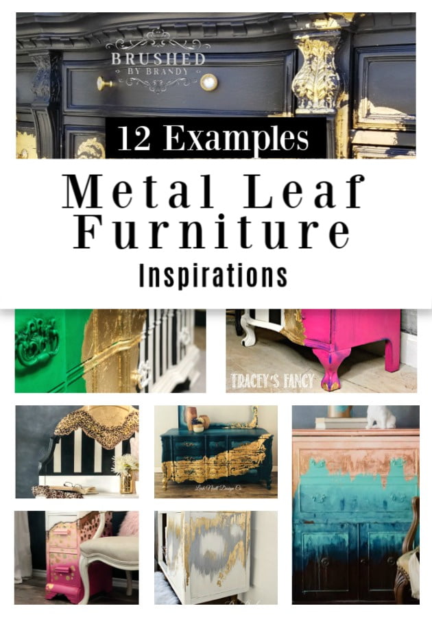 Because I can't get enough of the metal leaf furniture, I decided to do a round up of a few of my favorites. Get ready to be inspired!