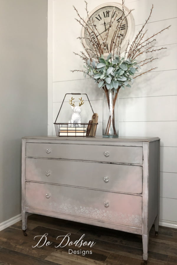 Painting these vintage dressers can a great way to repurpose and save our landfills. 