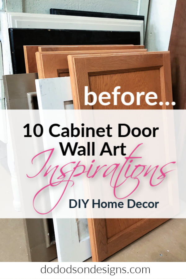 10 ways to up-cycle cabinet doors.