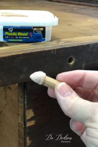 How To Fix A Broken Wood Leg On A Dresser - Do Dodson Designs