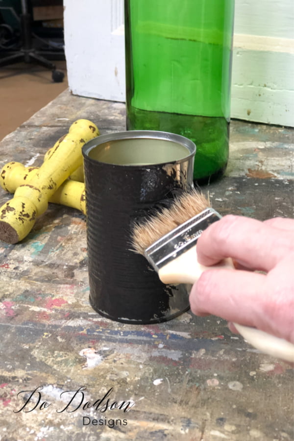 From trash to treasure! Turn almost anything into DIY home decor with a chippy paint finish. 