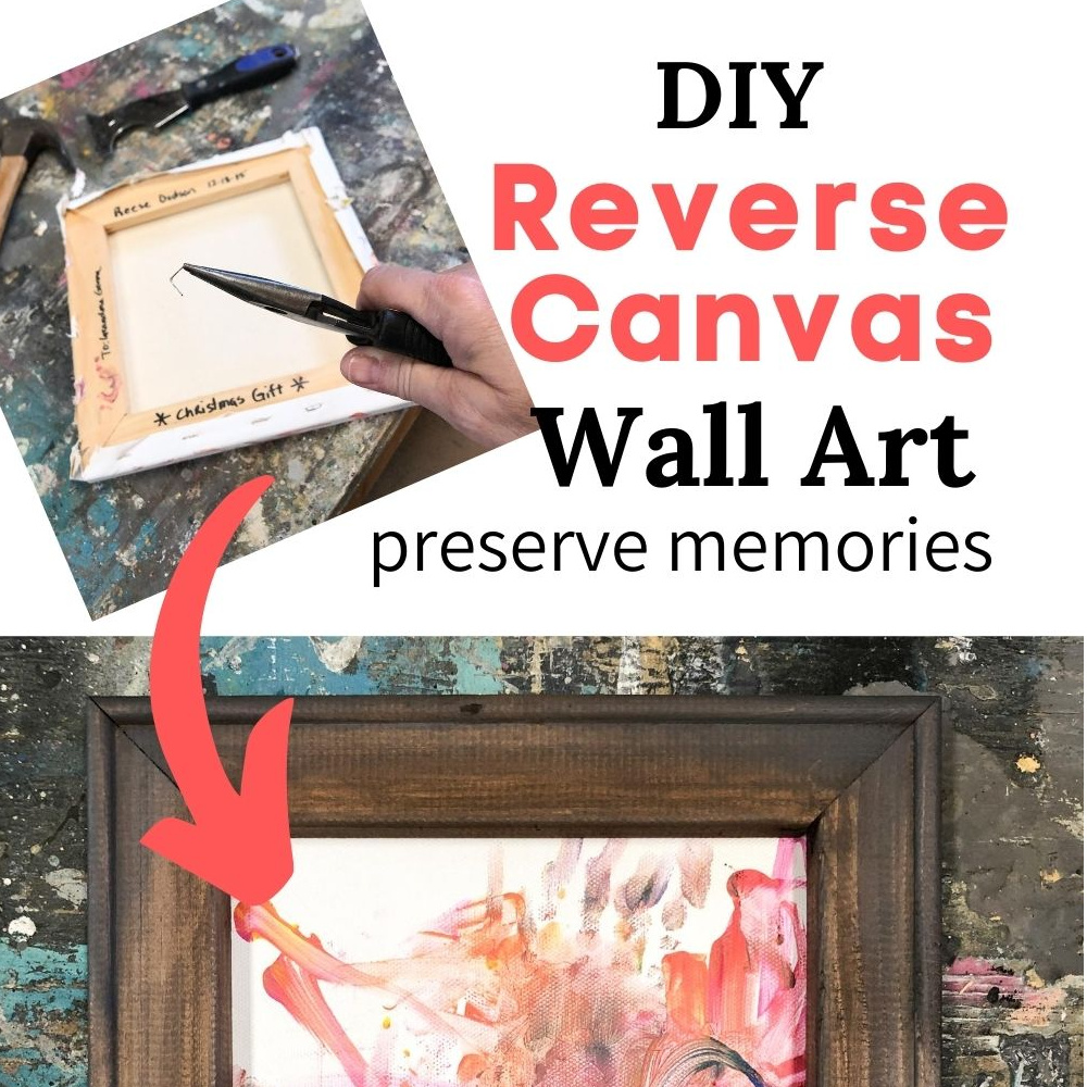 How to Make a Reverse Canvas - tutorials, tips, & ticks