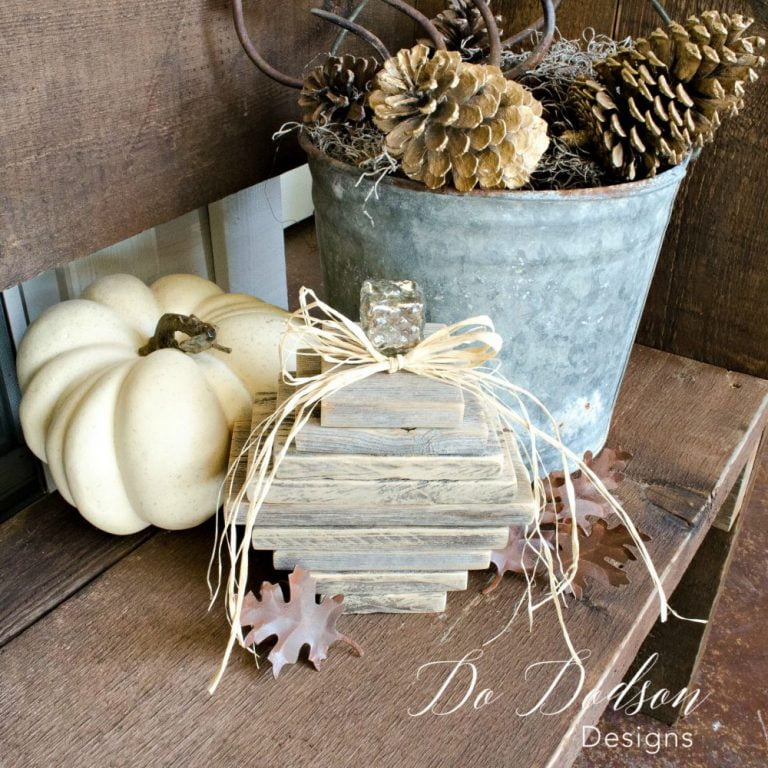 Diy Wooden Pumpkins Rustic Farmhouse Style Do Dodson Designs