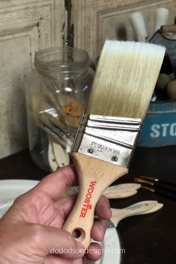Check out this paintbrush I found! It's called a Wooster, LOL.