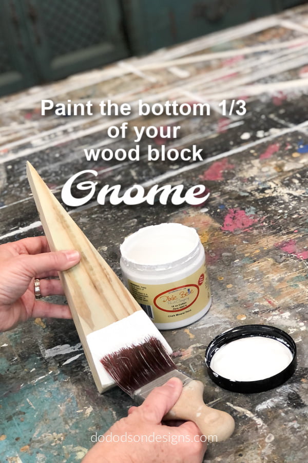 When creating a DIY wood block gnome, face placement is everything. Learn everything you need to to know by watching the full video tutorial on how to make these and others just like it. Easiest DIY craft you'll ever make. 
