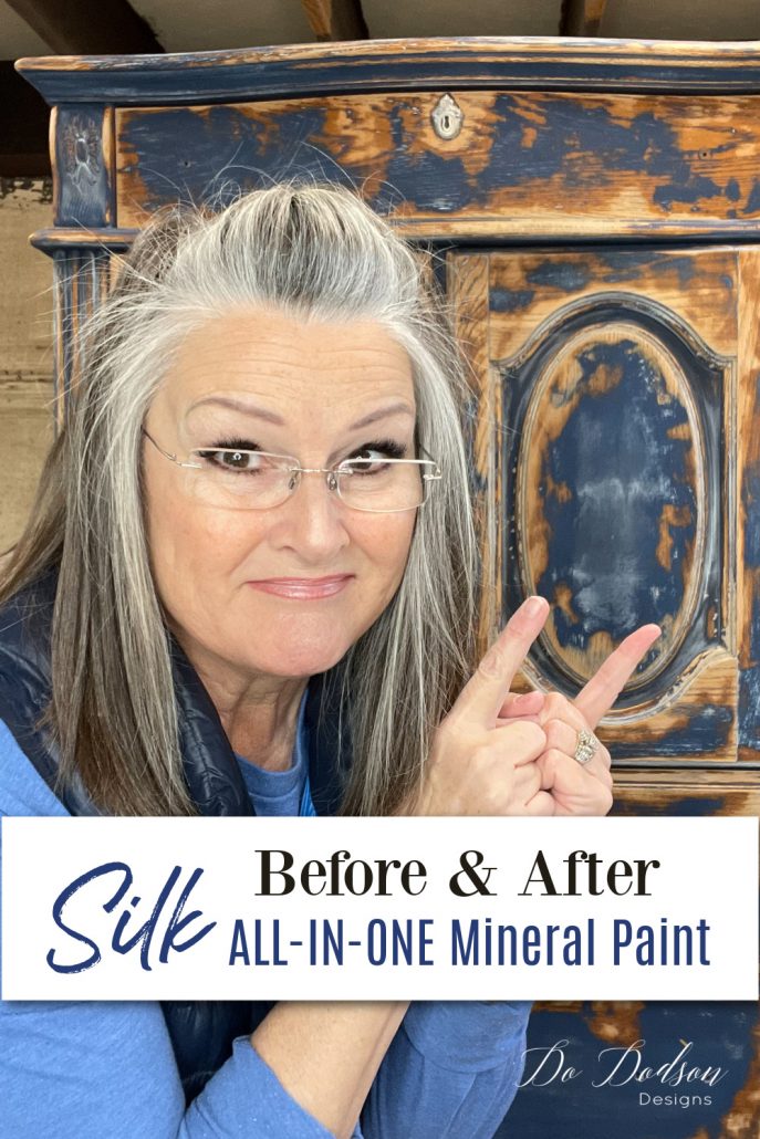 Come see how I transformed this piece with Silk All-In-One Mineral Paint.