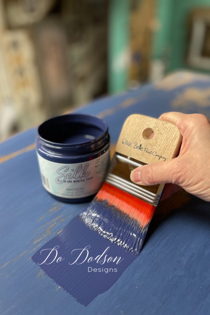 Want a silky smooth paint finish on your furniture? Try Silk All-In-One Mineral Paint on your next furniture makeover. Get the step- by-step instruction on my blog.  