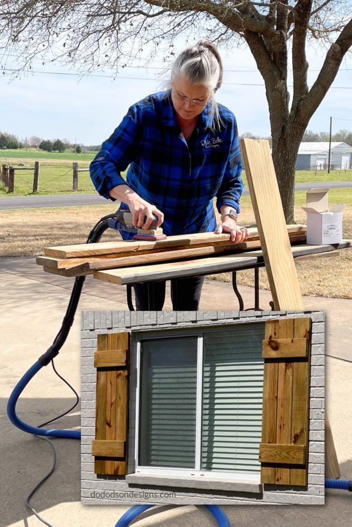 Learn how I built these DIY wood shutters for practically free and so can you. 
