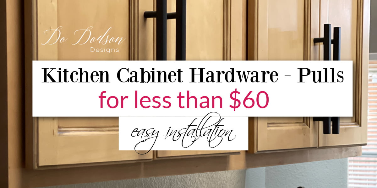 Kitchen Cabinet Hardware  Easily Update For Less Than $60