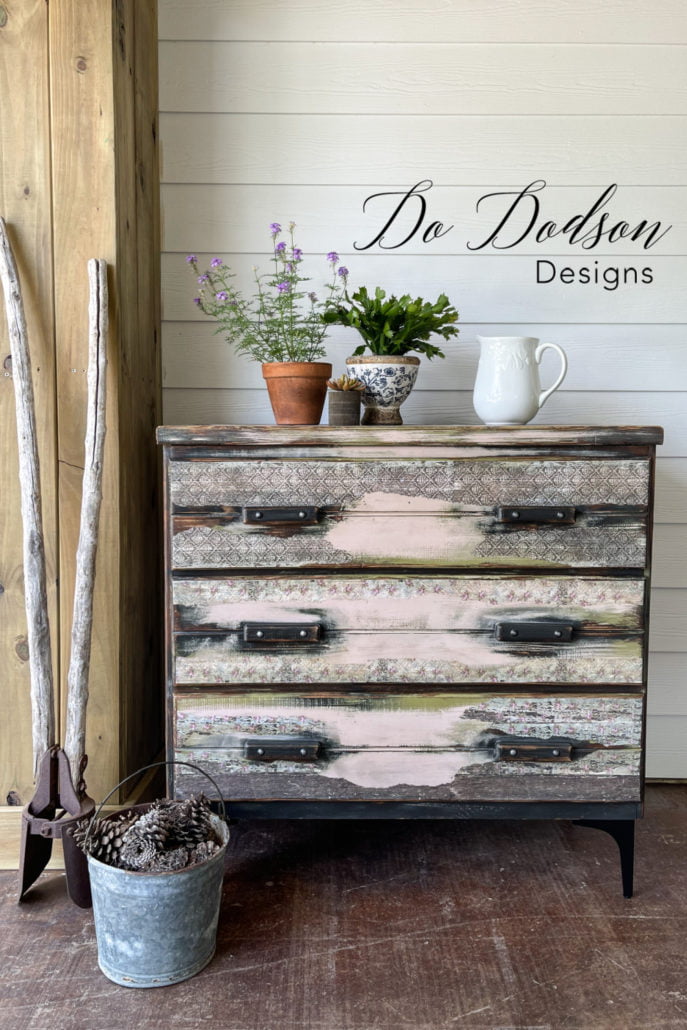 Tips For An Effortless Wet Distressed Dresser - Do Dodson Designs