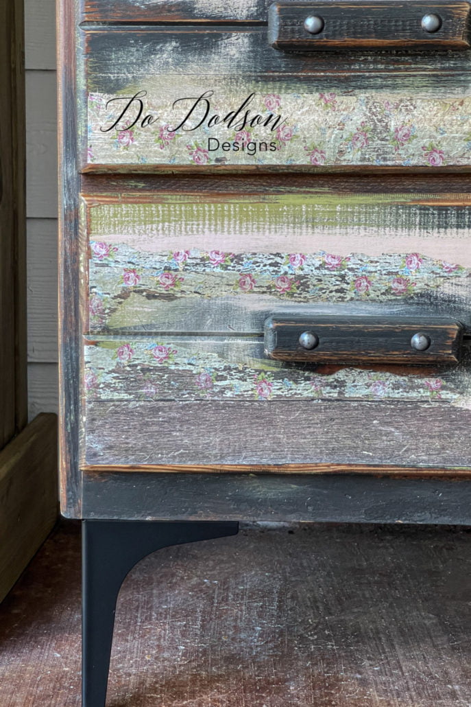 How To Decoupage Furniture  Tutorial - Do Dodson Designs