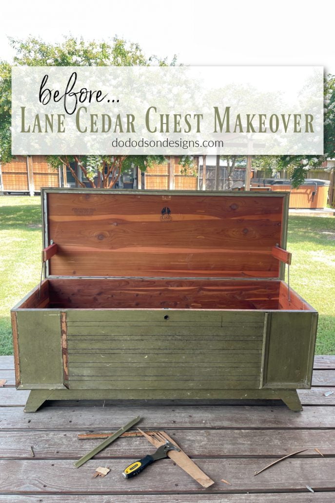 Before And After Lane Cedar Chest Makeover | Do Dodson Designs
