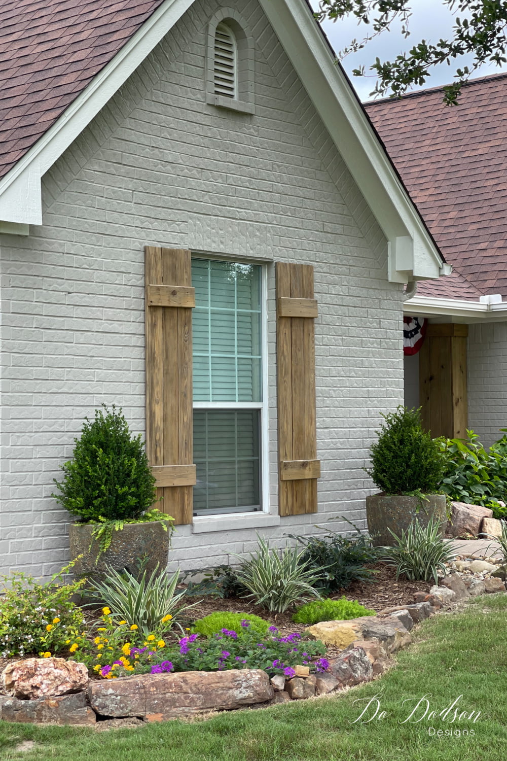 How Painting Red Brick Made The Exterior Of Our House Look Huge