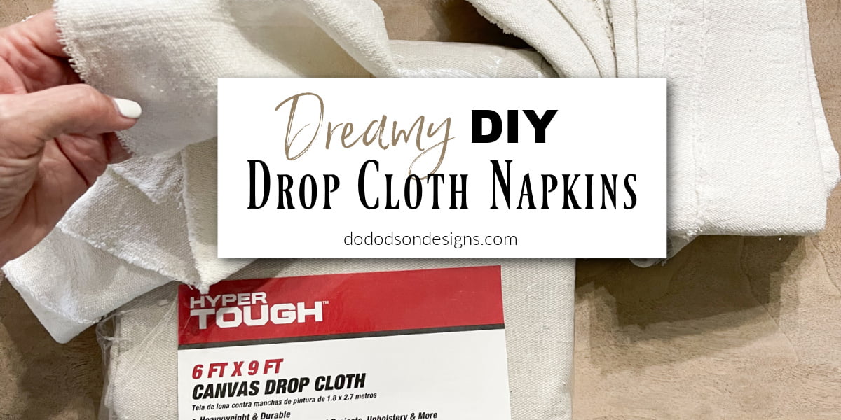 How To Hang Drop Cloth Curtains With Clips - Do Dodson Designs