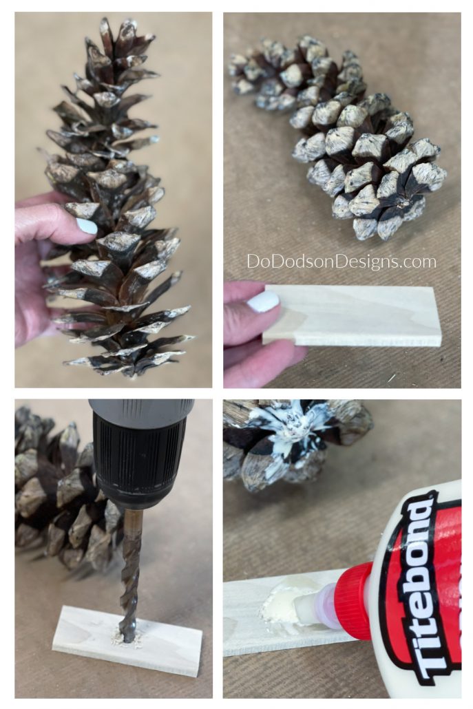 How To Make DIY Pinecone Gnomes For Christmas Decor