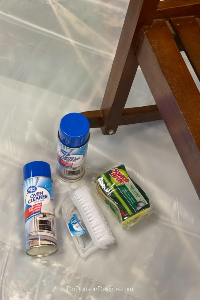 Before & After - How To Strip Wood Furniture With Oven Cleaner