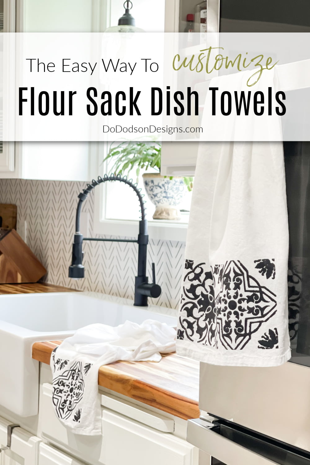 Simple Flour Sack Dish Towels You Can Make in a Day