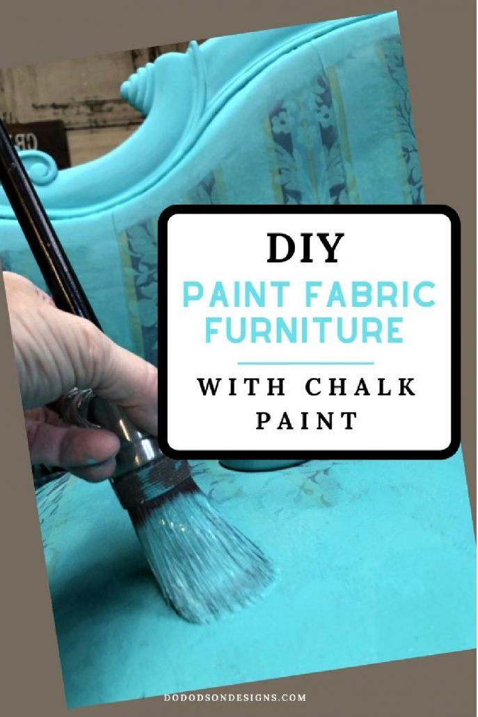how to paint fabric on a sofa