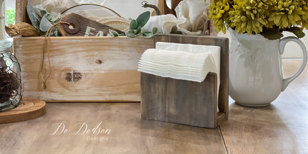 Easy To Make DIY Napkin Holder (Scrap Wood Project) Do Dodson Designs