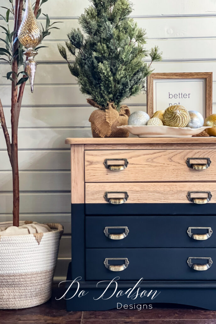 Two Toned Dresser Makeover 9 687x1030 