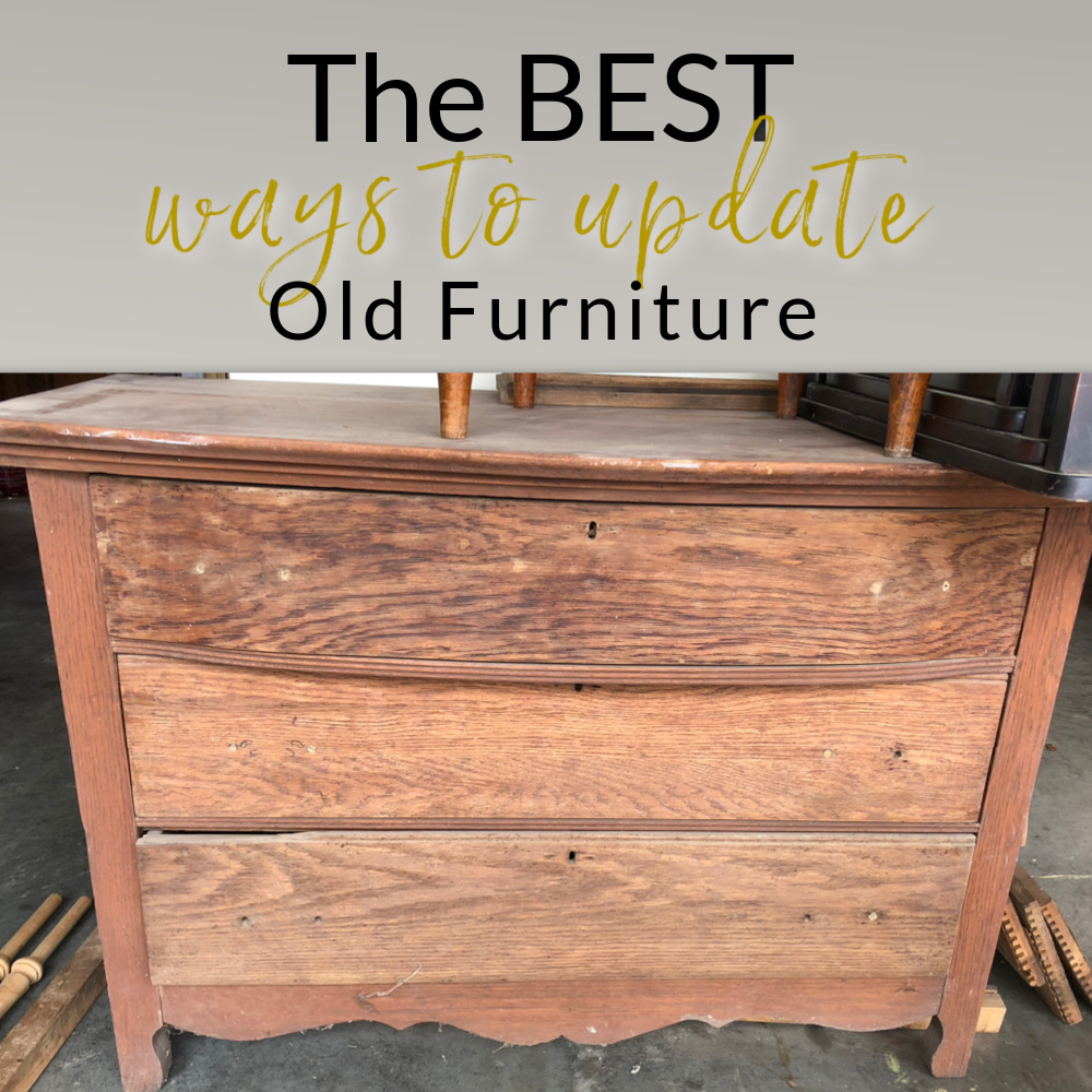 Trash to Treasure Furniture Makeover and Tips on blending Country Chic  Paint 