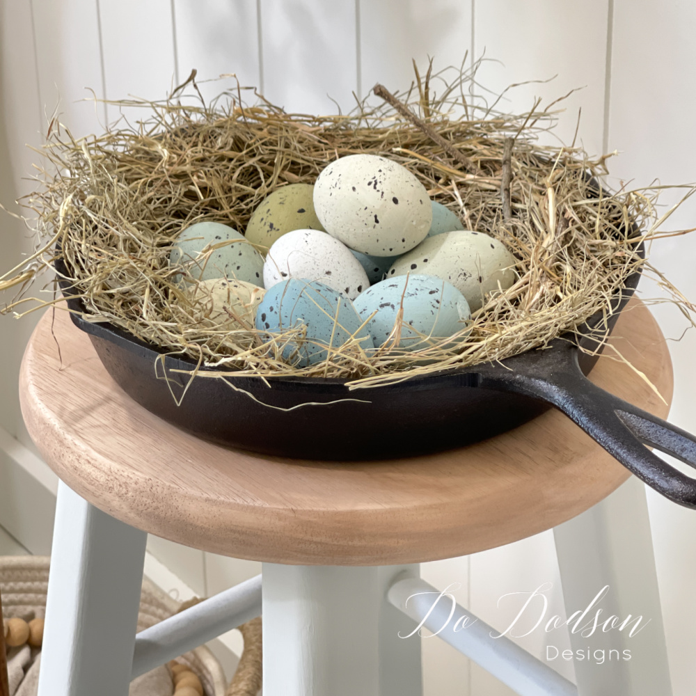 Painted Wooden Easter Eggs » Homemade Heather