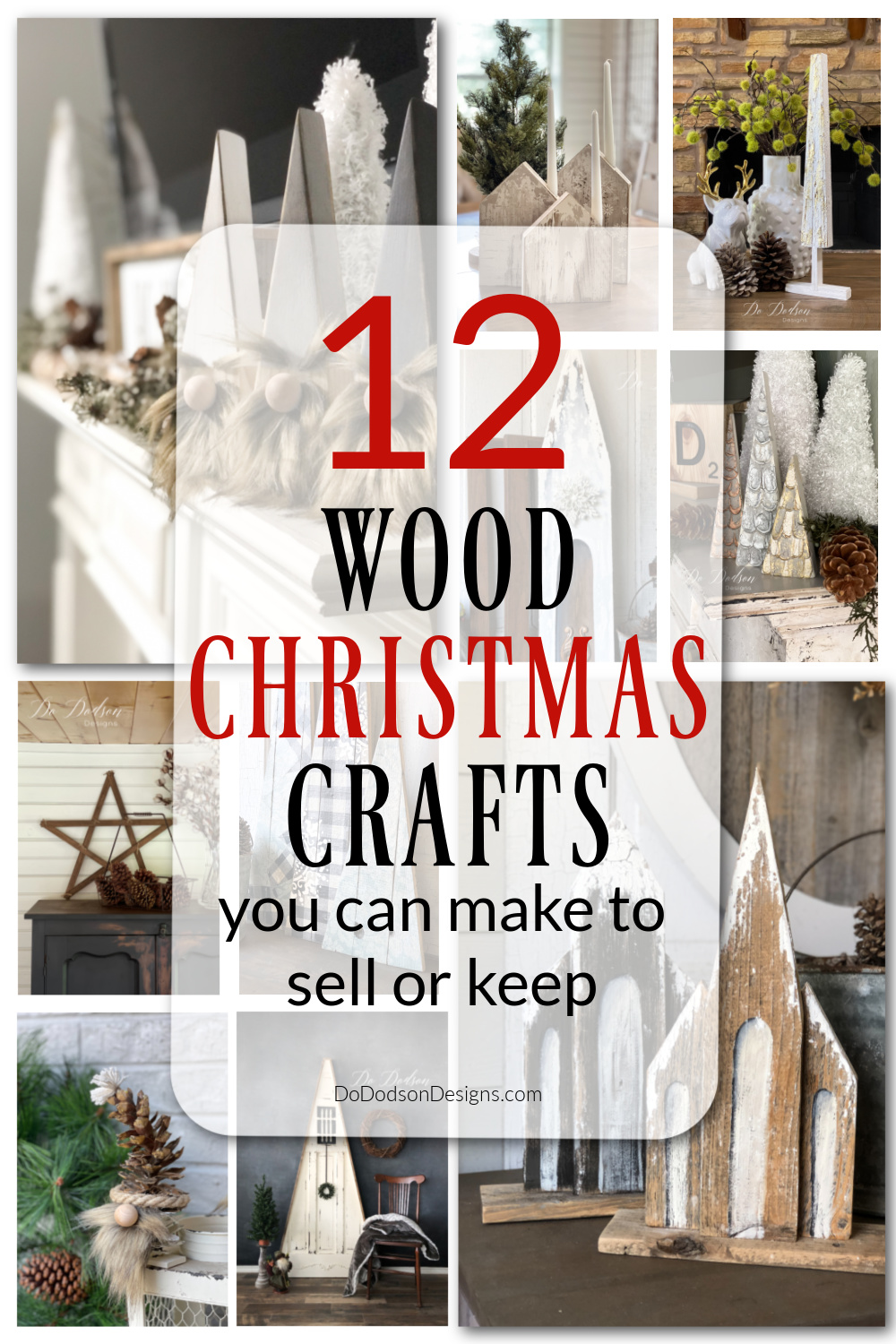 12 Best Wood Christmas Crafts To Make And Sell - Do Dodson Designs