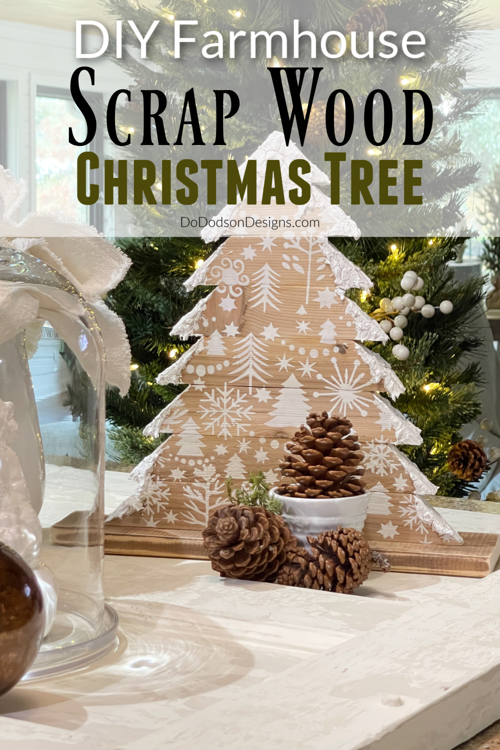 Rustic Wooden Christmas Trees: Festive Holiday and Christmas Tree Decor
