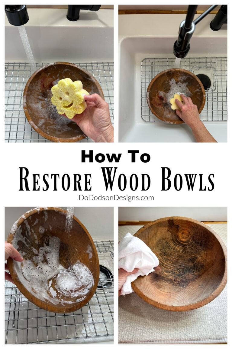 How To Clean And Restore Old Wooden Bowls Do Dodson Designs