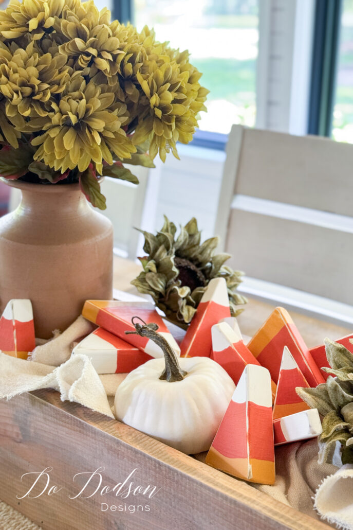 DIY Candy Corn Centerpiece Ideas