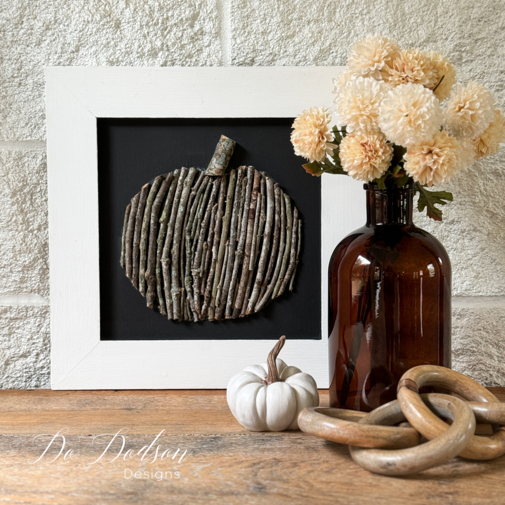 Easy Twig Pumpkin Decor (DIY Fall Craft)